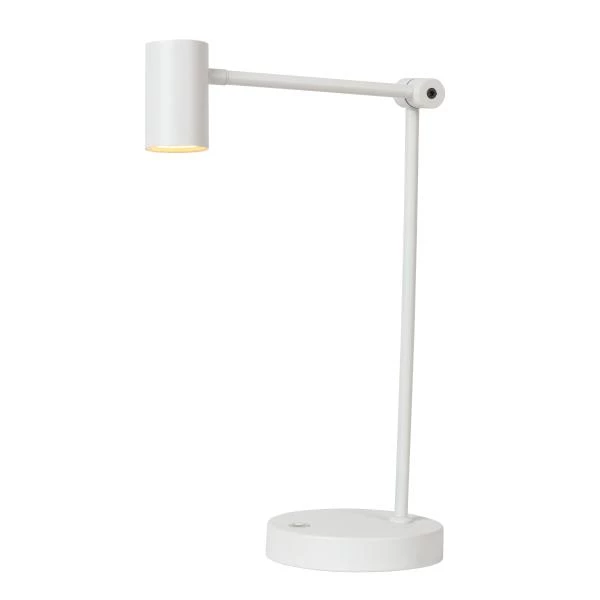 Lucide TIPIK - Oplaadbare Bureaulamp - Accu/Batterij - LED 3 StepDim - 1x3W 2700K - Wit - detail 4